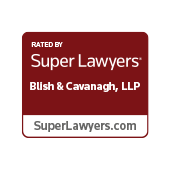 Rated By Super Lawyers Blish & Cavanagh, LLP Badge